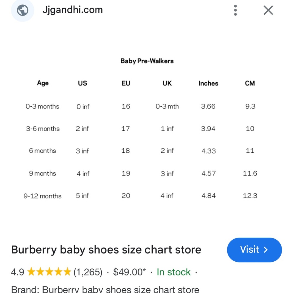 Burberry Infants Charleton Vintage Check Crib Shoes - Picture 10 of 10